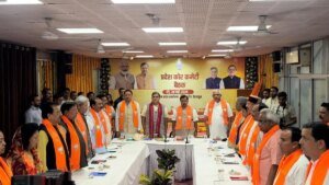 तीन दिवसीय उत्तराखंड दौरे पर पहली बार देहरादून पहुंचे भाजपा राष्ट्रीय अध्यक्ष नितिन नवीन, देहरादून में ली कोर ग्रुप बैठक